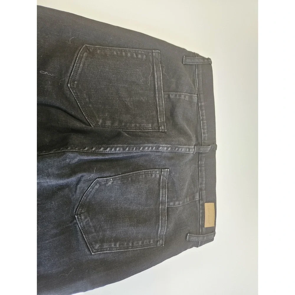 Judy Blue Jeans Womens Size 9/29 Pull On Super Black Cowbell Leg Opening - Picture 11 of 11